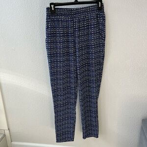 LUSH Blue Printed Pants